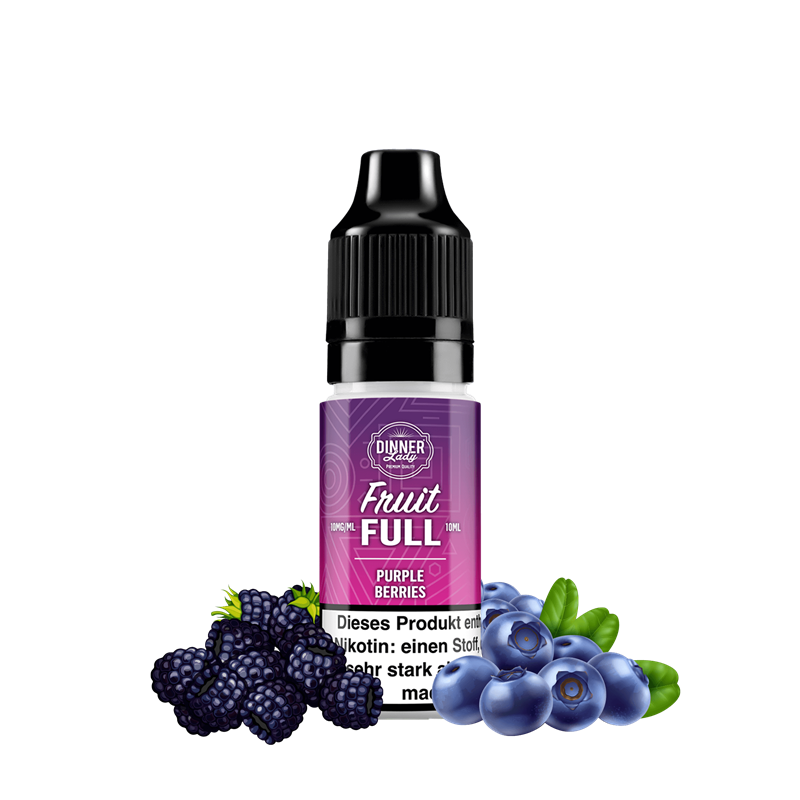 Dinner Lady Fruit Full - Purple Berries - 10 ml Nikotinsalz Liquid