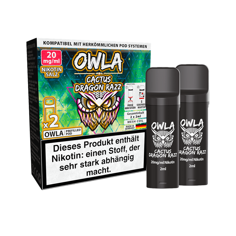 OWL - OWLA - Cactus Dragon Razz Pod - 2er Pack
