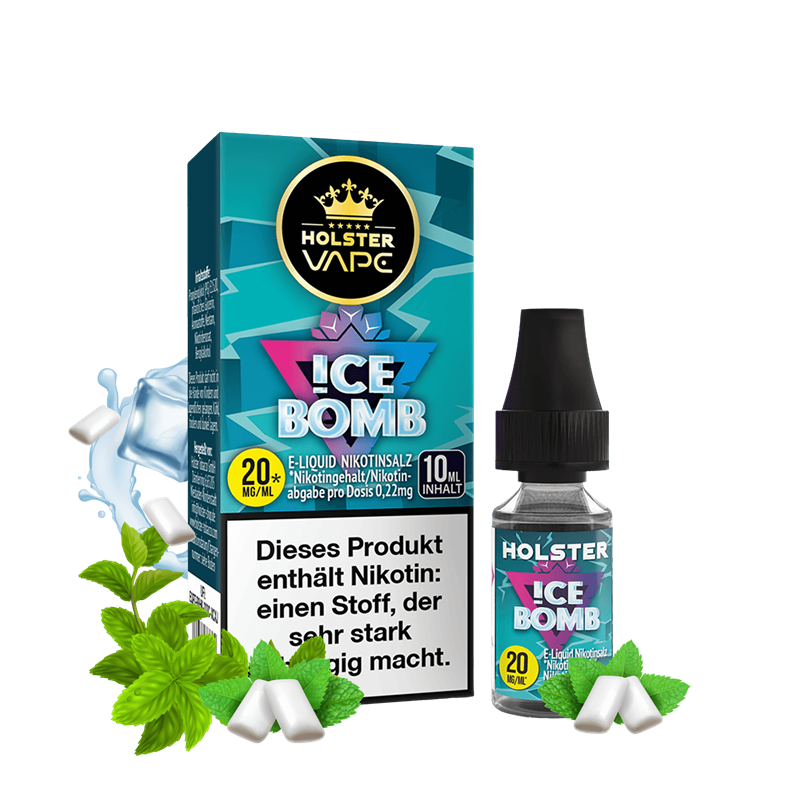 Holster Vape - Ice Bomb - 10 ml Nikotinsalz Liquid