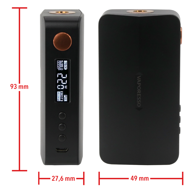Vaporesso - GEN X Box Mod - Akkutr�ger - 220 Watt 