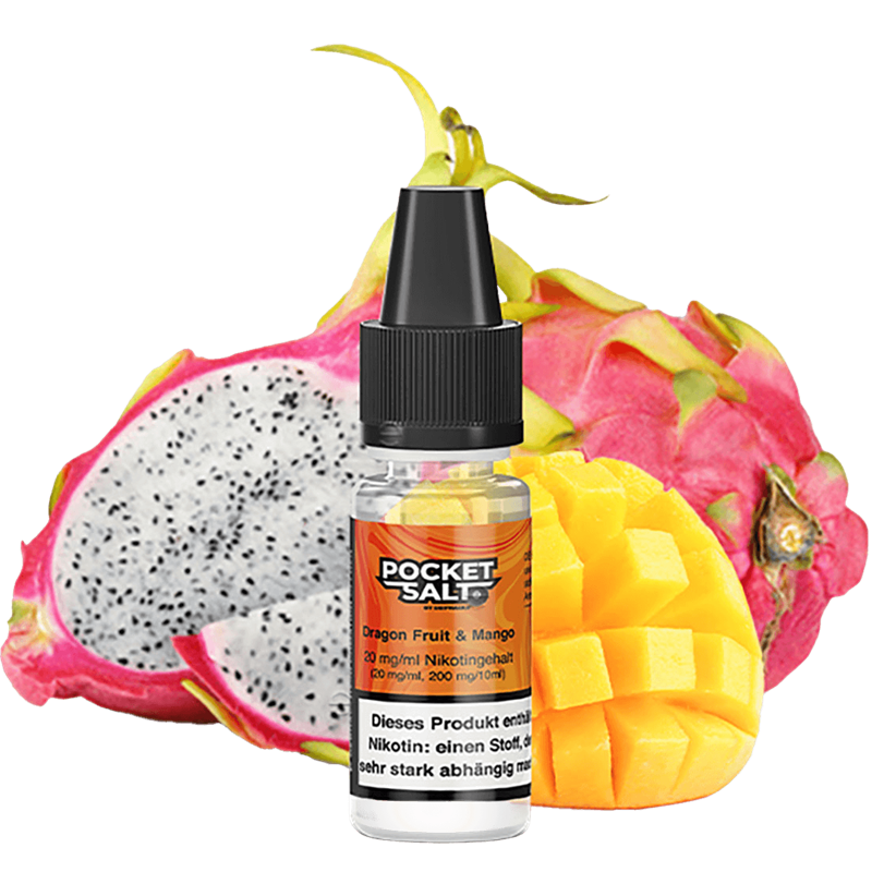 Drip Hacks Pocket Salt - Dragonfruit & Mango - 10 ml Nikotinsalz Liquid