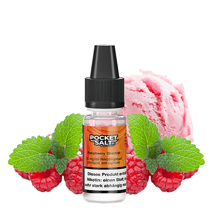 Drip Hacks Pocket Salt - Raspberry Sherbet - 10 ml Nikotinsalz Liquid