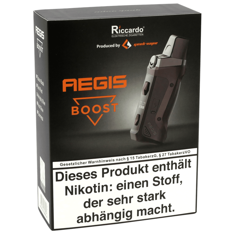GeekVape AEGIS Boost Kit - 1500 mAh - 40 Watt - 3,7 ml  
