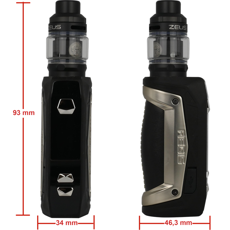 GeekVape AEGIS Max + Z Sub Ohm Tank Kit - 100 W - 5,0 ml 