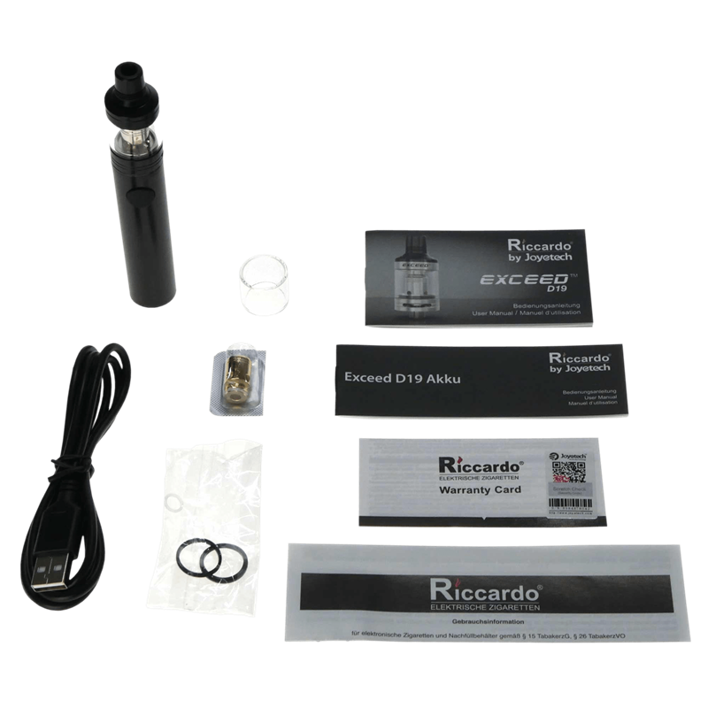 Joyetech Exceed D19 Kit - 1500 mAh - 2,0 ml - 40 Watt  