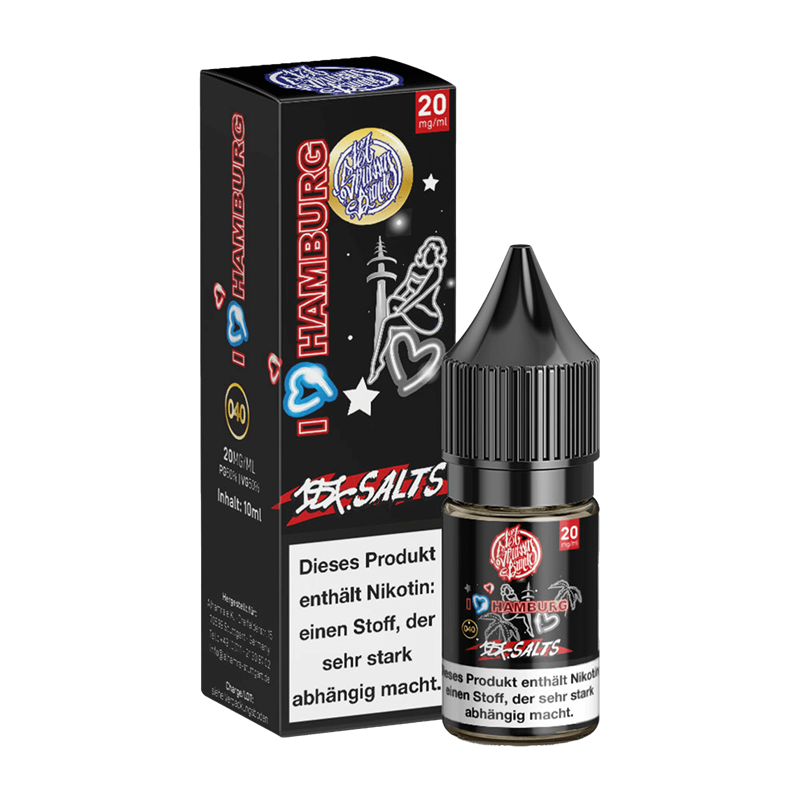 187 Strassenbande - I Love Hamburg - 10 ml Nikotinsalz Liquid 