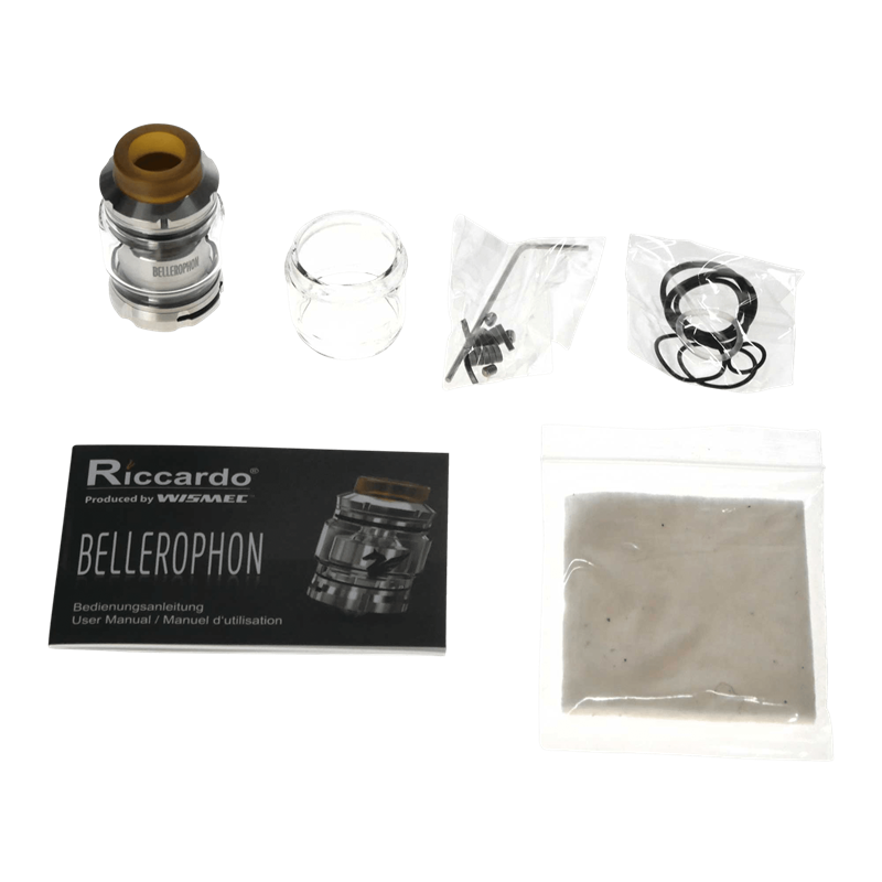 Wismec Bellerophon RTA Clearomizer - 27 mm - 4,0 ml - DL 