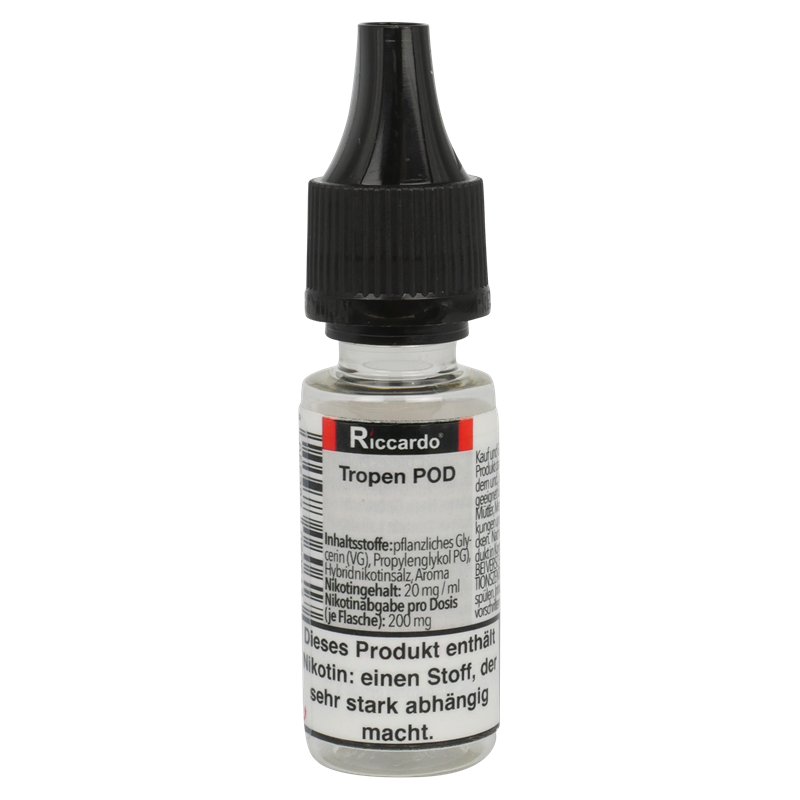 Riccardo E-Liquid - Tropen Pod - 10 ml Hybrid-Nikotinsalz