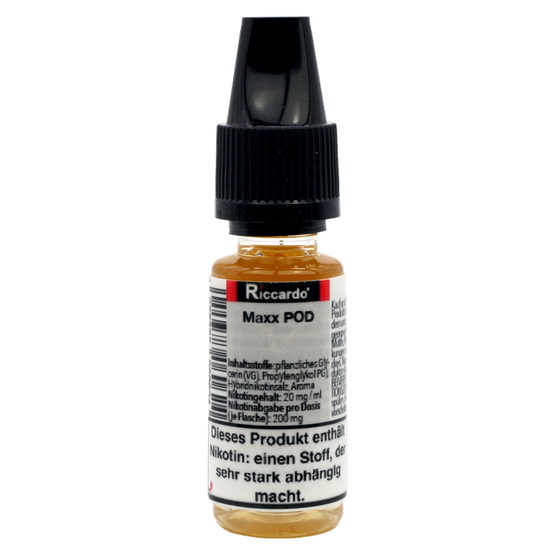 Riccardo Hybrid-Nikotinsalz E-Liquid - Maxx Pod - 10 ml