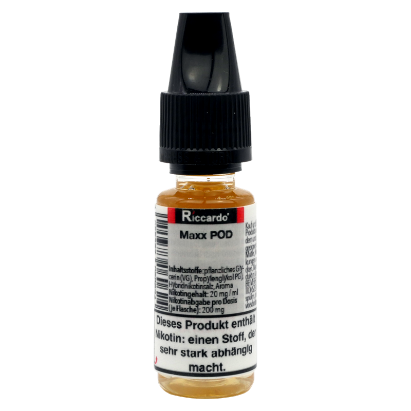 Riccardo E-Liquid - Maxx Pod - 10 ml Hybrid-Nikotinsalz