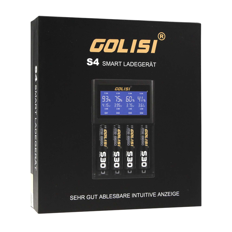 Golisi Ladegert Smart S4 fr Akkuzellen 