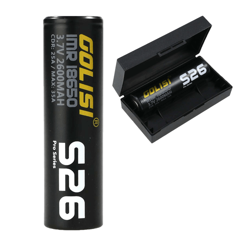 Golisi S26 - 18650 Akku - 2600 mAh - 3,7 V - 25 A