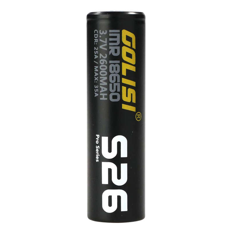 Golisi 18650 Akku S26 - 2600 mAh - 3,7 V - 25 A