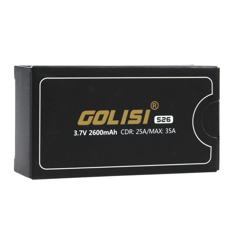 Golisi 18650 Akku S26 - 2600 mAh - 3,7 V - 25 A 