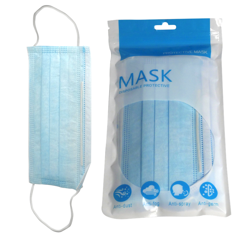 Mund-Nasen-Maske - 3 lagig - 10er Pack 
