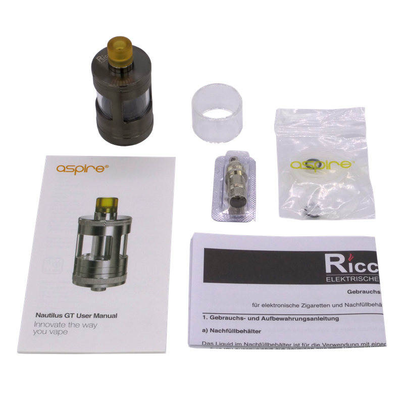 Aspire Nautilus GT Tank - Design by Taifun - 24 mm - 3,0 ml  