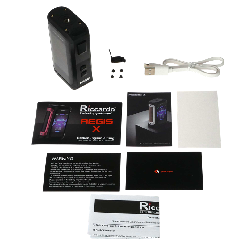 GeekVape AEGIS X Akkuträger -  Box Mod - 200 Watt 