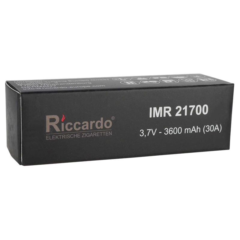 Riccardo 21700 Akkuzelle - 3600 mAh (30 A) - 3,7 V 