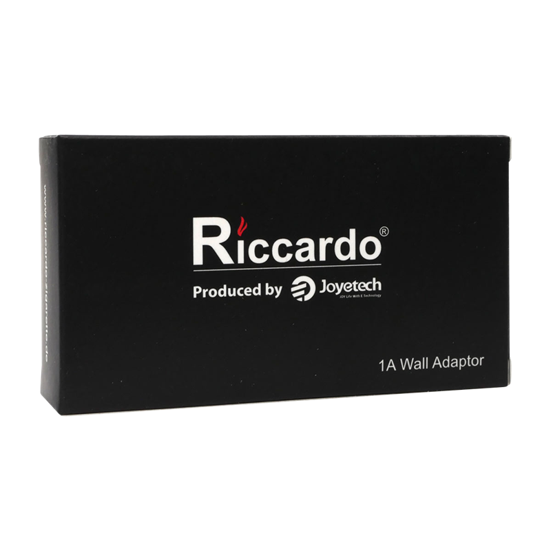 Riccardo® 1A Netzstecker / EU-Adapter schwarz 