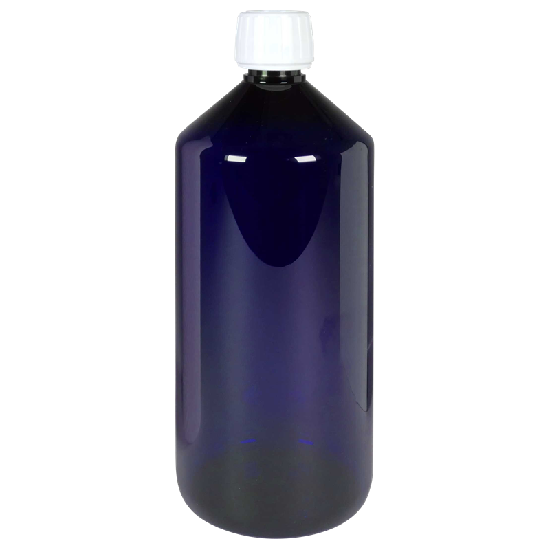 Riccardo PET Flasche / Leerflasche 1000 ml - blau 