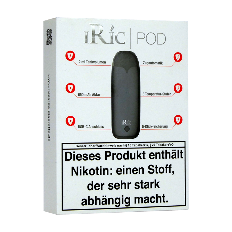 Riccardo iRic Pod - Pod System - 2ml - 650 mAh 