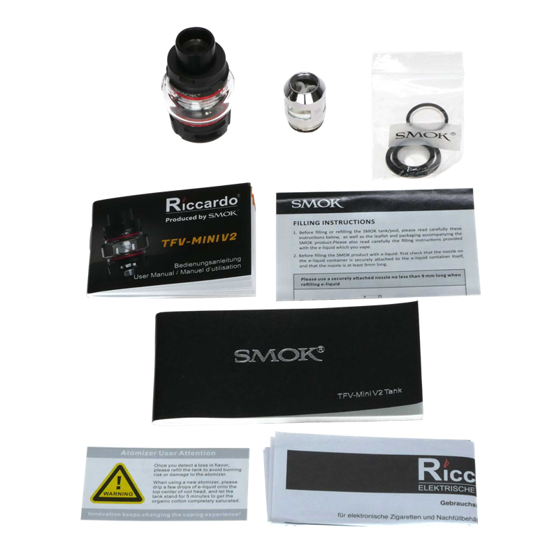 SMOK TFV Mini V2 Tank - Clearomizer - 25 mm - 5,0 ml - DL  