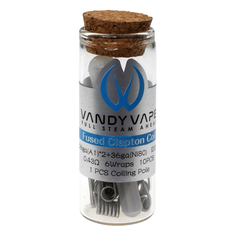 VandyVape Fused Clapton Coil - 26ga(A1)*2+36ga(Ni80) 