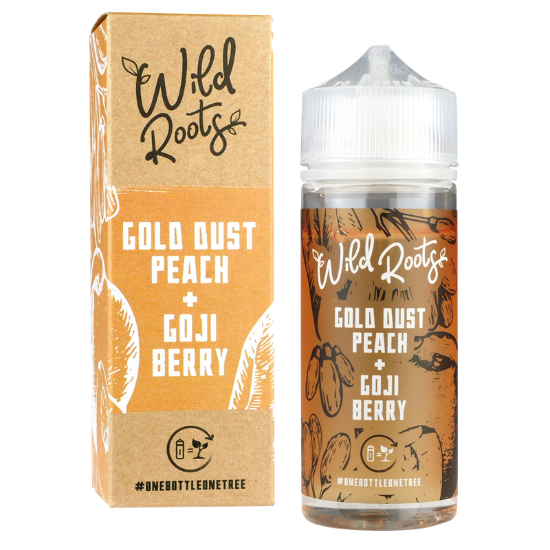 Wild Roots - Gold Dust Peach - 100 ml E-Liquid
