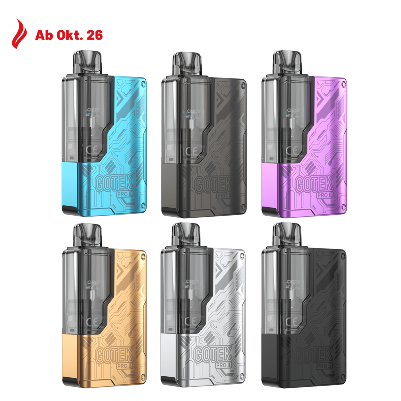 Aspire Gotek Pro 2 - Pod System - 2500 mAh - 4,5 ml