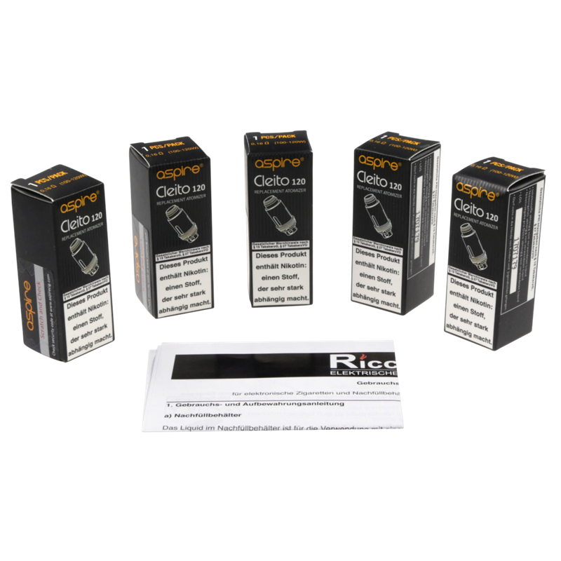 Aspire Cleito 120 Verdampferkopf - 5 Stck 