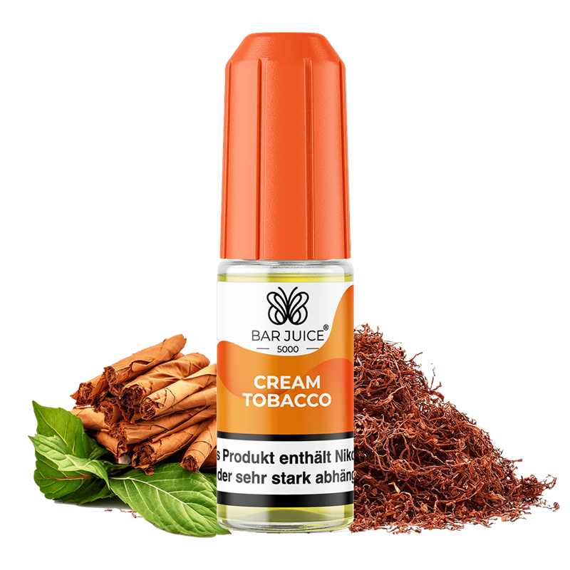 Bar Juice 5000 - Cream Tobacco - 10 ml Nikotinsalz Liquid