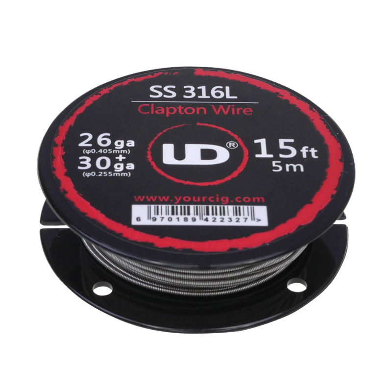 UD SS316 Clapton Draht - 26ga * 30ga - 4 m Rolle 