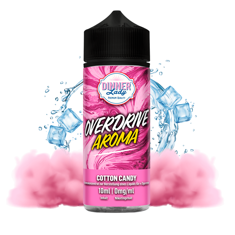 Dinner Lady Overdrive - Cotton Candy - 10 ml Longfill