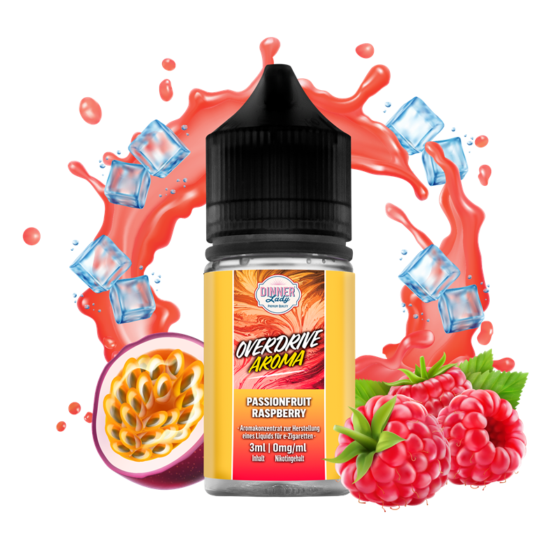 Dinner Lady Overdrive - Passionfruit Raspberry- 3 ml Longfill