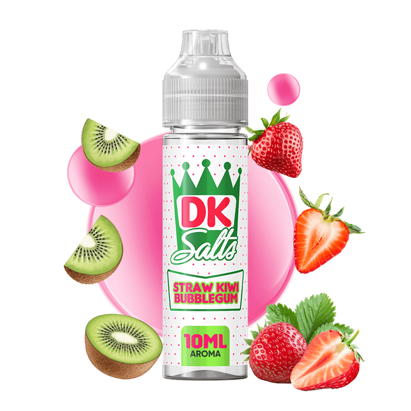 DK Salts Aroma - Straw Kiwi Bubblegum - 10 ml Longfill