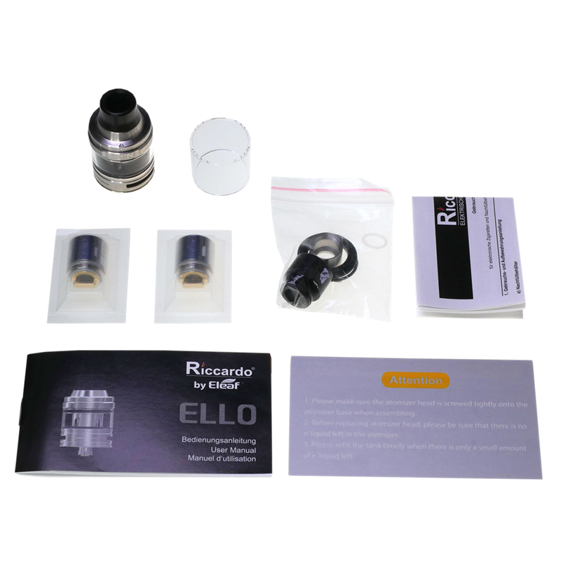 Eleaf Ello Clearomizer - 25 mm - 2,0 / 4,0 ml - DL  