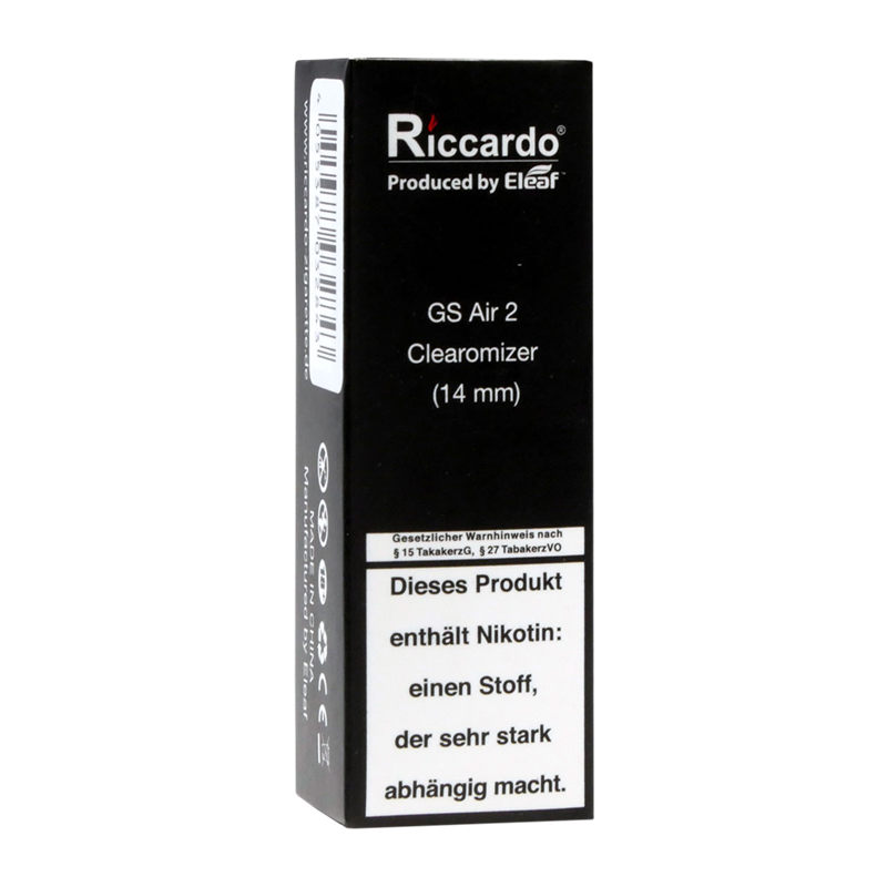 Riccardo GS Air 2 Clearomizer - 2,0 ml - 14 mm - MTL  