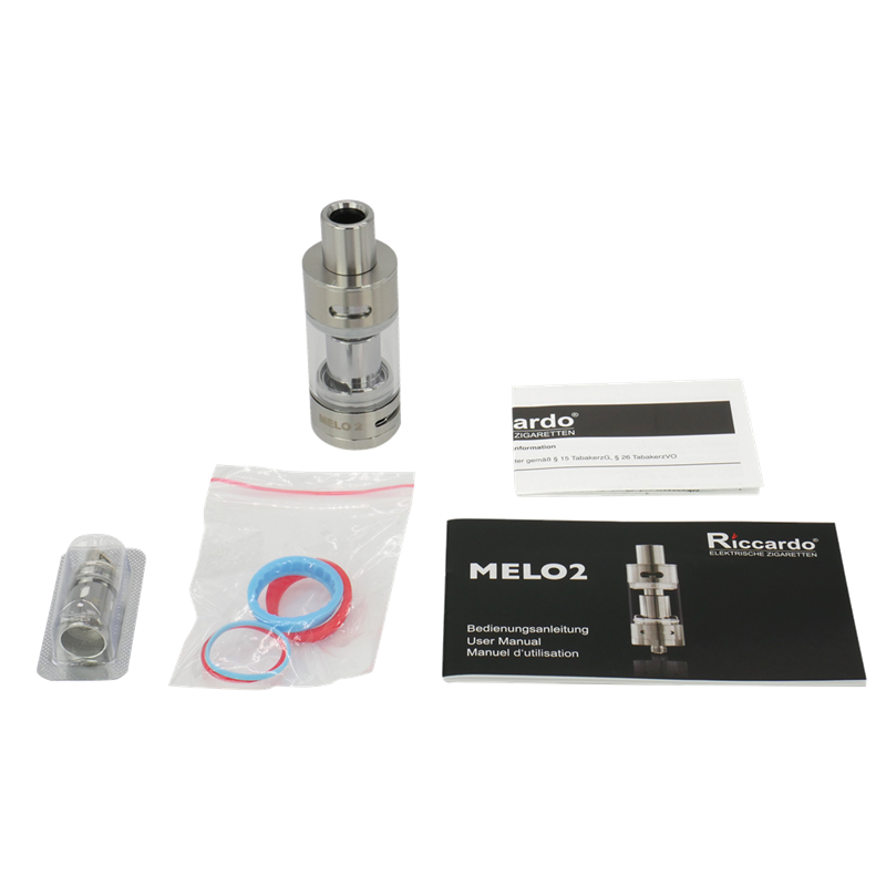 Eleaf Melo2 Clearomizer 22 mm - 4,5 ml - silber - DL / MTL  