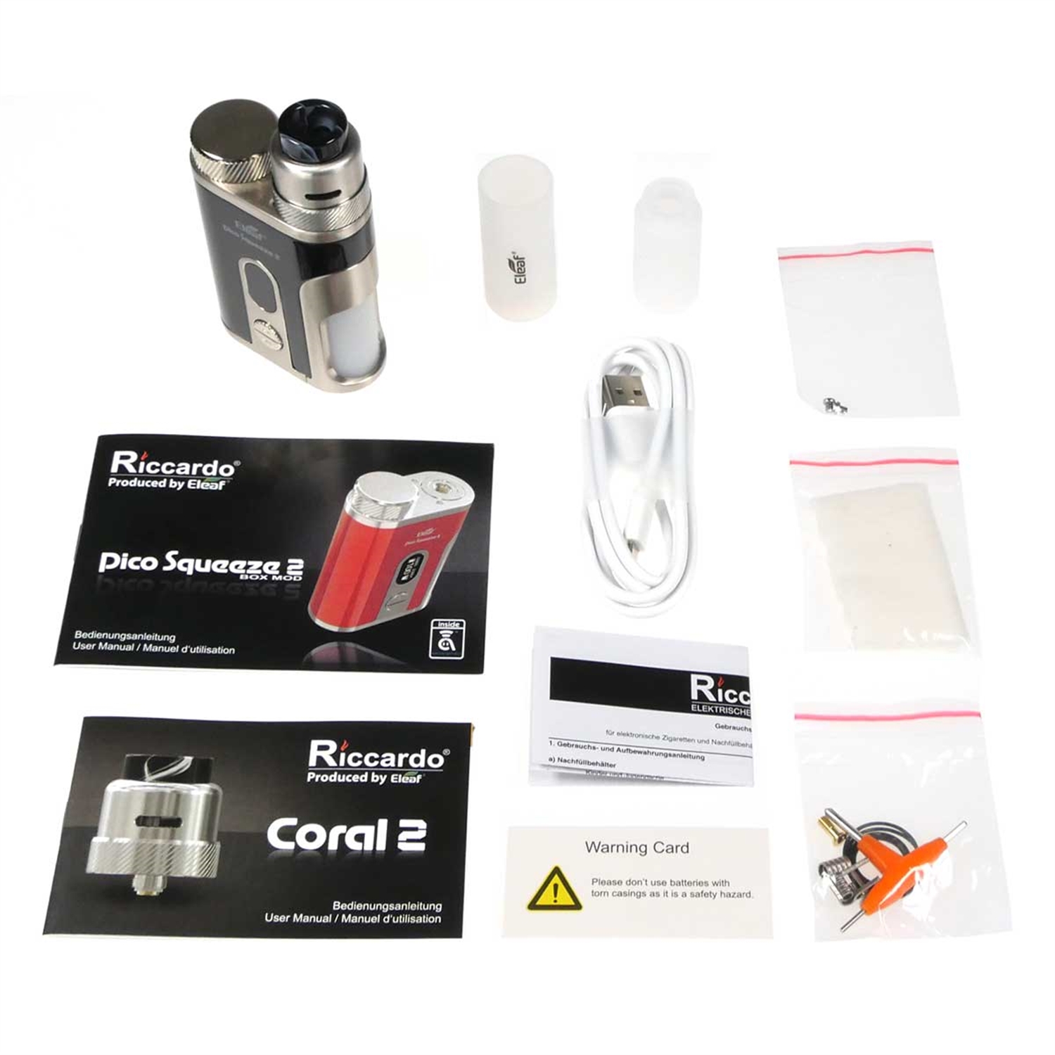 Eleaf Pico Squeeze 2 Coral 2 100 W 8 Ml Squonker Kit