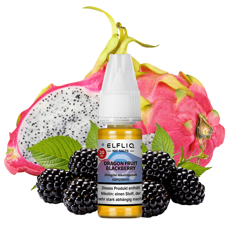 ELF Bar Elfliq - Dragon Fruit Blackberry - 10 ml Nikotinsalz Liquid