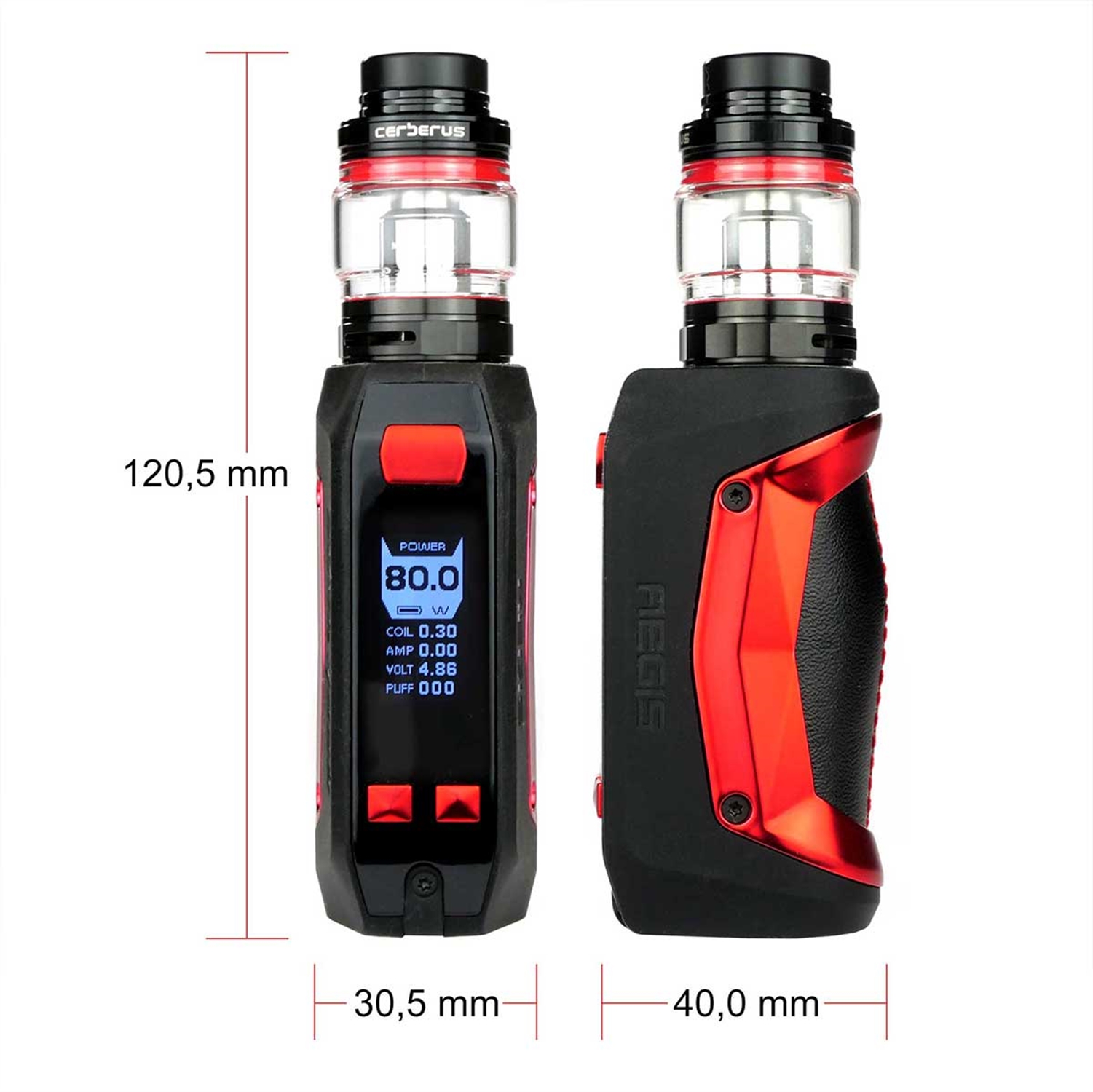 Geekvape Aegis Mini Cerberus Super Mesh Tank Kit 80 Watt