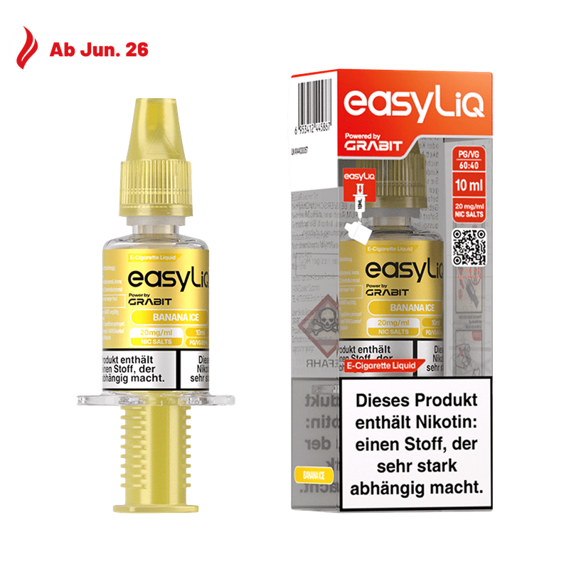 Grabit EasyLiQ - Banana Ice - 10 ml Nikotinsalz Liquid