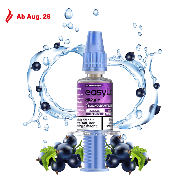 Grabit EasyLiQ - Blackcurrant Juice - 10 ml Nikotinsalz Liquid