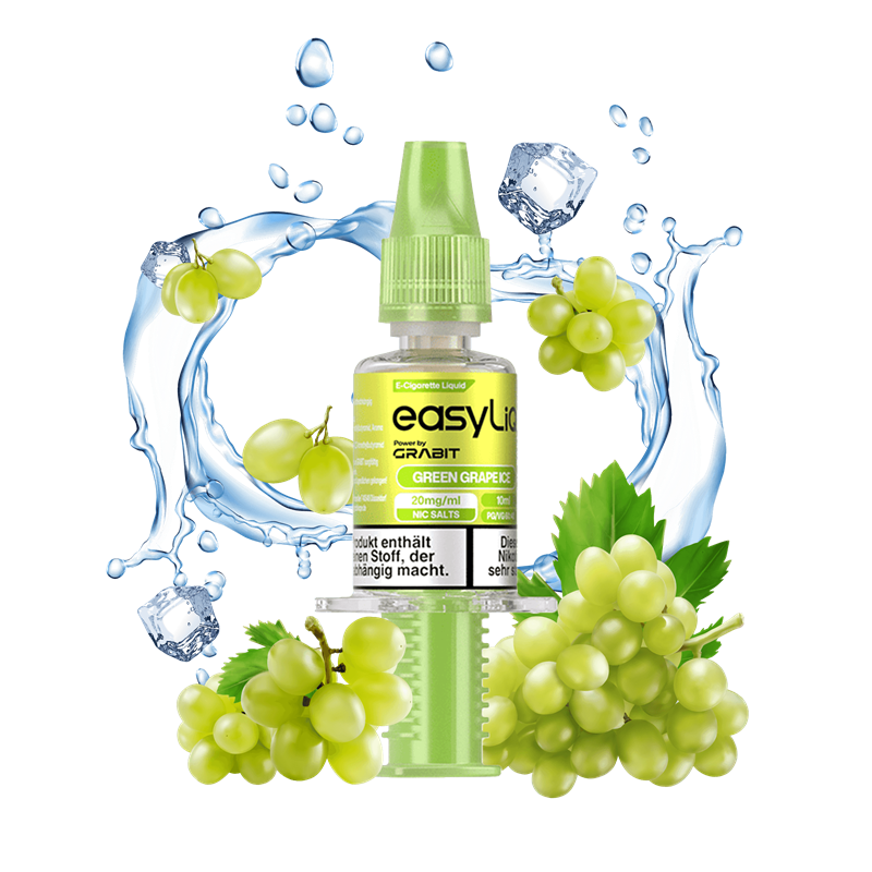 Grabit EasyLiQ - Green Grape Ice - 10 ml Nikotinsalz Liquid