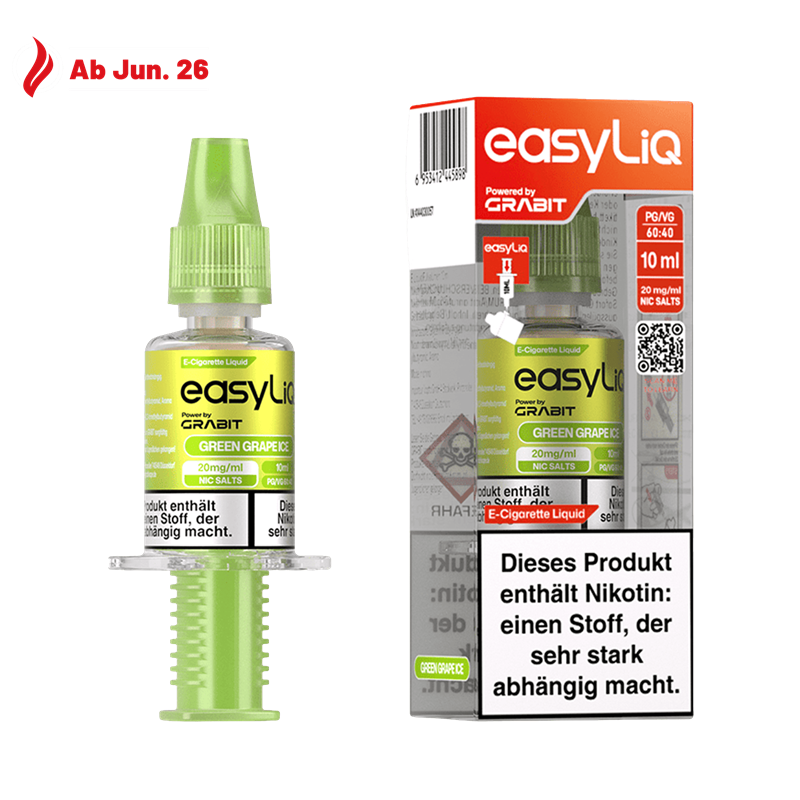 Grabit EasyLiQ - Green Grape Ice - 10 ml Nikotinsalz Liquid