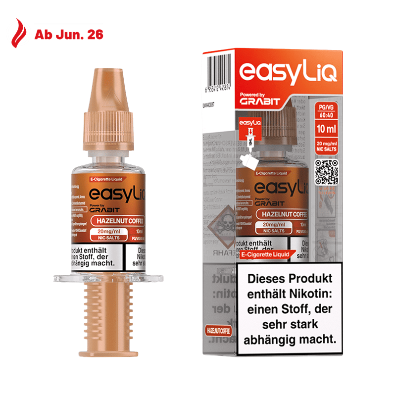 Grabit EasyLiQ - Hazelnut Coffee - 10 ml Nikotinsalz Liquid