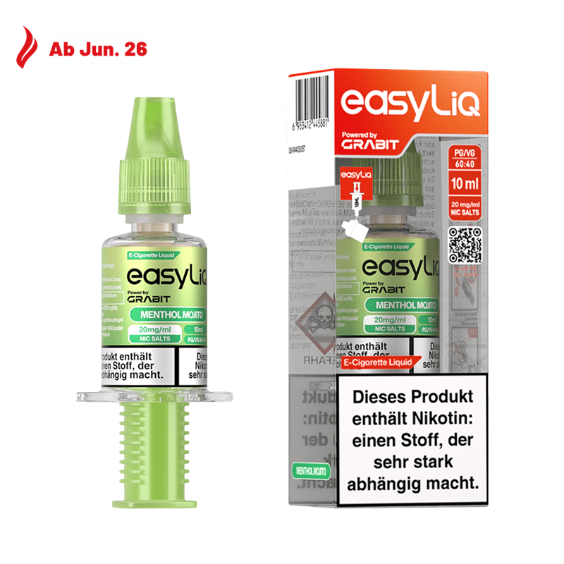 Grabit EasyLiQ - Menthol Mojito - 10 ml Nikotinsalz Liquid