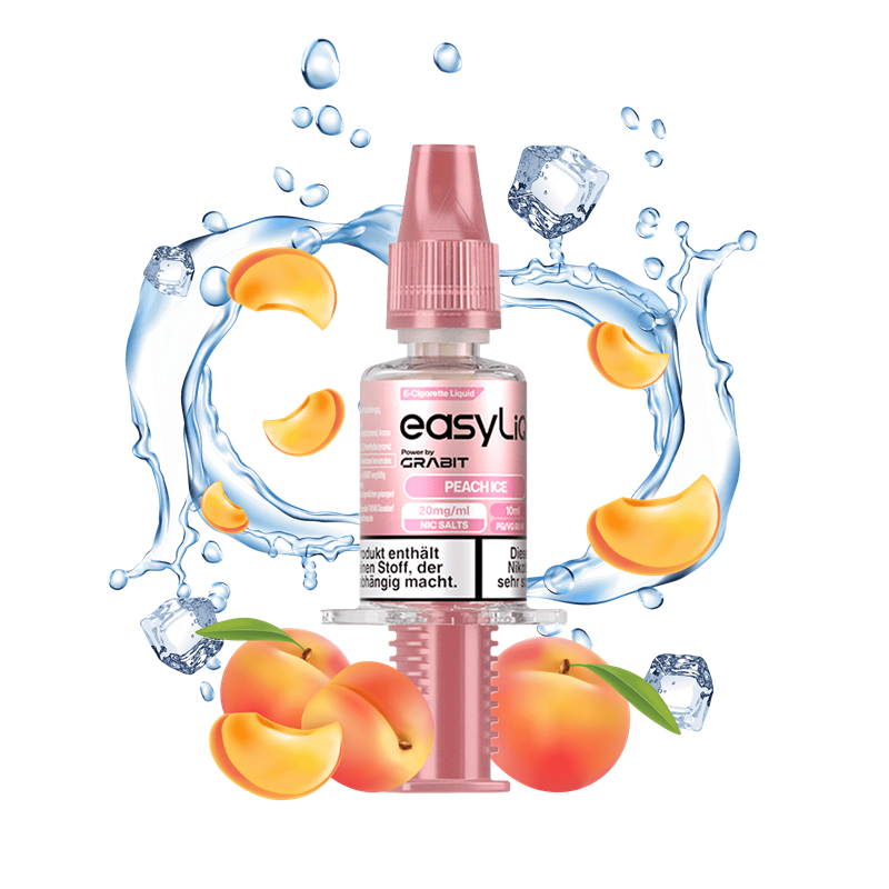 Grabit EasyLiQ - Peach Ice - 10 ml Nikotinsalz Liquid