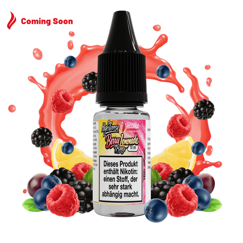 Riccardo HighTense - Berry Lemonade - 10 ml Nikotinsalz Liquid