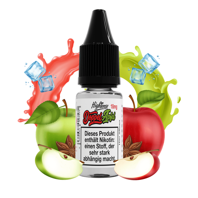 Riccardo HighTense - Doppel Apfel - 10 ml Nikotinsalz Liquid